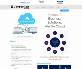 Compactsoftint.com(CompactSoft was established in 1984 &) Screenshot