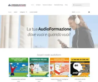 Compagniadeitalenti.com(La tua formazione audio dove e quando vuoi) Screenshot