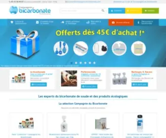 Compagnie-Bicarbonate.com(Vente de bicarbonate de soude (sodium) & bicarbonate de potassium) Screenshot