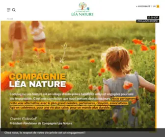 Compagnie-Leanature.com(Compagnie Léa Nature) Screenshot