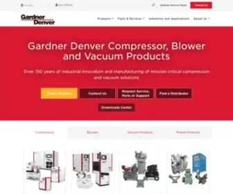 Compair.com(CompAir Compressors) Screenshot