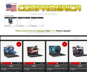 Compamerica.com(SHOP AT American Computer Company) Screenshot