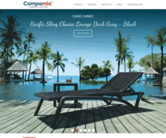 Compamia.com(Commercial Outdoor Furniture) Screenshot