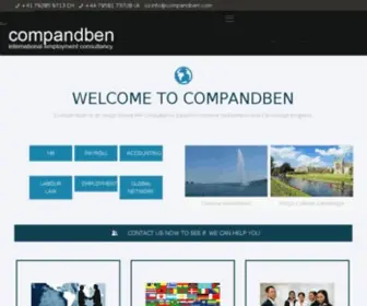 Compandben.com(International HR Consultancy Payroll Employment Outsourcing Services) Screenshot