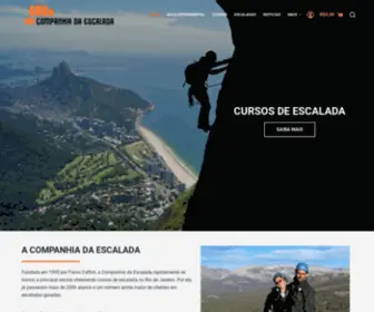 Companhiadaescalada.com.br(Companhia da Escalada) Screenshot