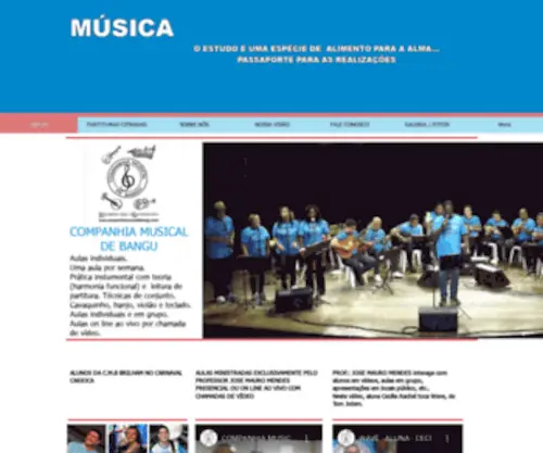 Companhiamusicaldebangu.com(Companhia musical de bangu) Screenshot