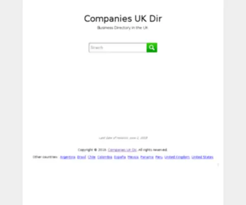 Companies-UK-Dir.com(Companies UK Dir) Screenshot