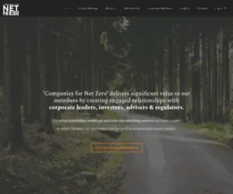 Companiesfornetzero.com(Companies for Net Zero) Screenshot