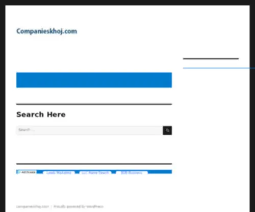 Companieskhoj.com(Companieskhoj) Screenshot
