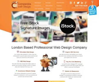 Companieswebdesign.co.uk(Web Design Company London) Screenshot