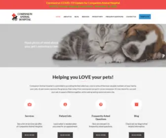 Companionpetstn.com(Companion Animal Hospital) Screenshot