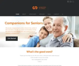 Companionsforseniors.com(Companions For Seniors) Screenshot