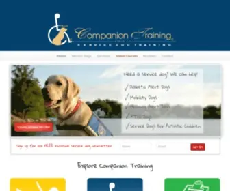 Companiontraining.com(Service Dog Training) Screenshot