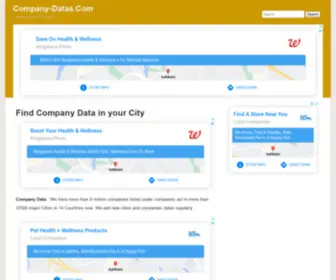 Company-Datas.com(Find a Company Data) Screenshot