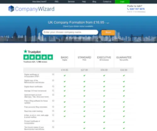 Company-Wizard.co.uk(The Company Formation Wizard) Screenshot