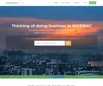 Company.com.ng(Online Company Registration in Nigeria) Screenshot