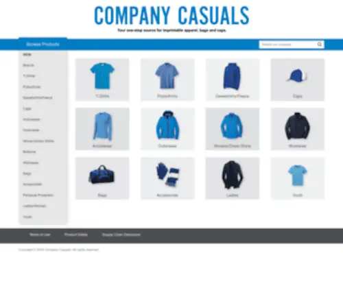 Companycasuals.com(Company casuals) Screenshot