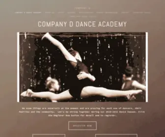 Companyddance.com(Company D) Screenshot