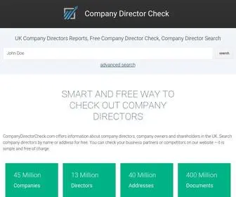Companydirectorcheck.com(Company Director Check) Screenshot