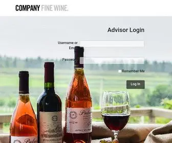 Companyfinewines.com(Company fine wines) Screenshot