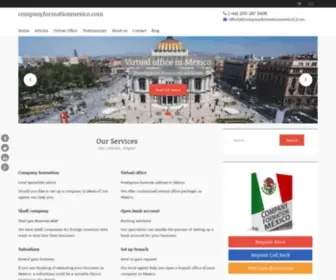 Companyformationmexico.com(Company Formation in Mexico) Screenshot