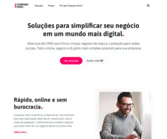 Companyhero.com(Soluções para profissionais independentes é na company hero) Screenshot