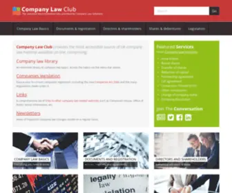 Companylawclub.co.uk(Company Law Club) Screenshot