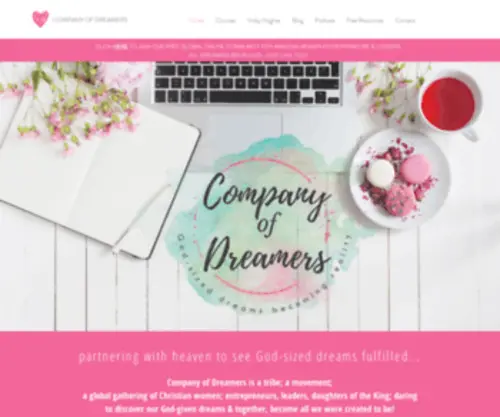 Companyofdreamers.com(Company of Dreamers) Screenshot