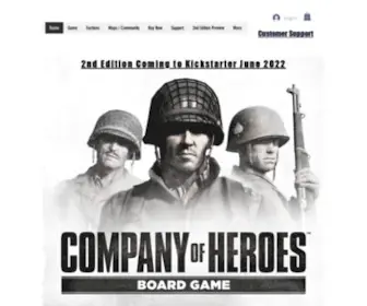 Companyofheroesbg.com(The Company of Heroes Board Game) Screenshot