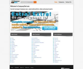 Companyowl.com(Complete Coverage for the Companies You Use) Screenshot