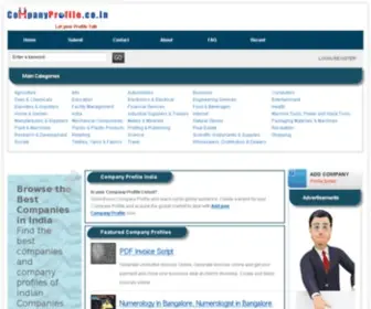 Companyprofile.co.in(Company Profile) Screenshot
