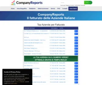 Companyreports.it(Fatturato aziende) Screenshot