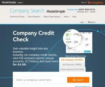 Companysearchesmadesimple.com(Company Search) Screenshot