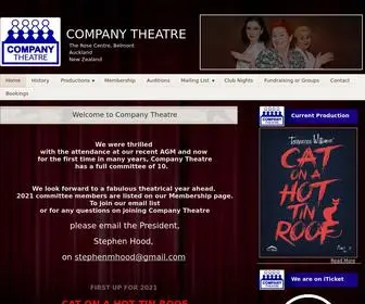 Companytheatre.co.nz(Company Theatre) Screenshot