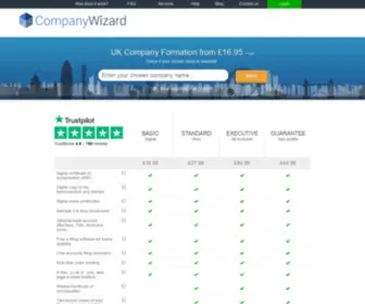 Companywizard.co.uk(The Company Formation Wizard) Screenshot