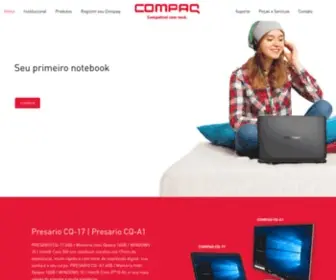 Compaq.com.br(Compaq Computadores e Notebooks) Screenshot