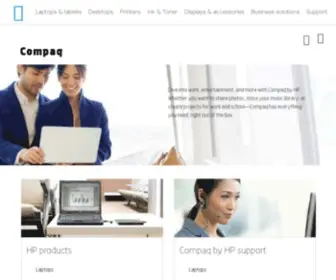 Compaq.com(Compaq) Screenshot