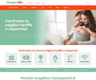 Compara24.it(Compara24 è il sito che ti permette di confrontare offerte e servizi) Screenshot