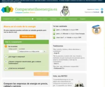 Comparatarifasenergia.es(COMPARATIVA PRECIOS GAS & ELECTRICIDAD) Screenshot