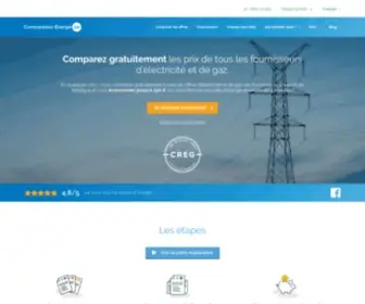 Comparateur-Energie.be(DPG Media Privacy Gate) Screenshot