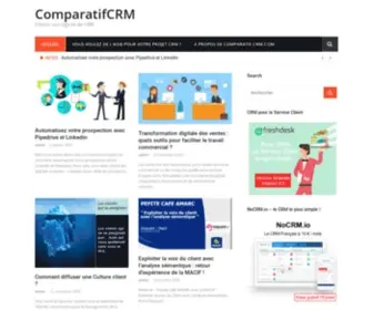 Comparatif-CRM.com(Choisir son logiciel de CRM) Screenshot