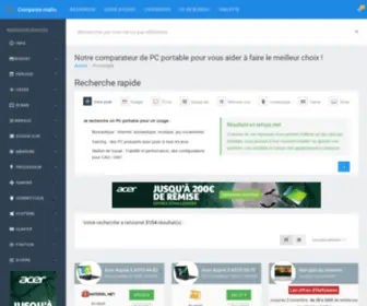 Comparatif-Ultrabook.fr(Comparatif PC portable) Screenshot