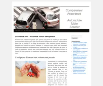 Comparatifassuranceauto.info(Assurance voiture sans permis comment la bien assurer) Screenshot