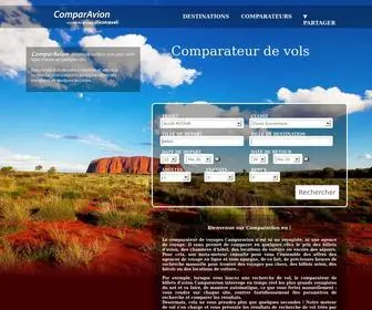 Comparavion.eu(Billet avion comparateur de vols) Screenshot