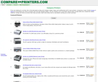 Compare-Printers.com(Compare Printers) Screenshot