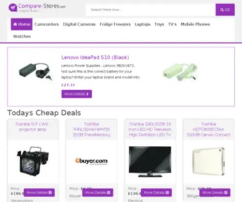 Compare-Stores.com(Compare Stores) Screenshot