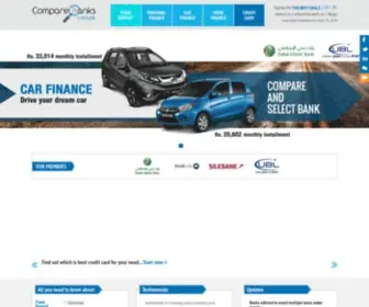Comparebanks.com.pk(Compare Banks) Screenshot