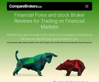 Comparebrokers.co(Compare forex and stock brokers for trading on financial markets) Screenshot
