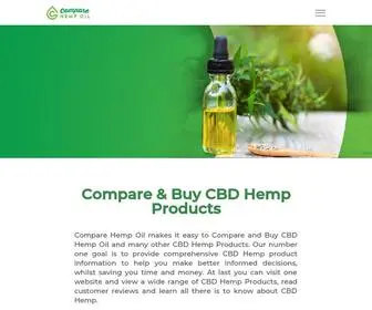 Comparehempoil.com(Comparehempoil) Screenshot