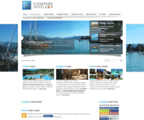 Comparehotels123.com(Compare Hotel Prices) Screenshot